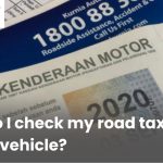 How do I check my road tax price for my vehicle?