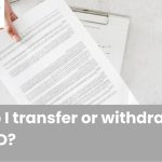 How do I transfer or withdraw car NCD?