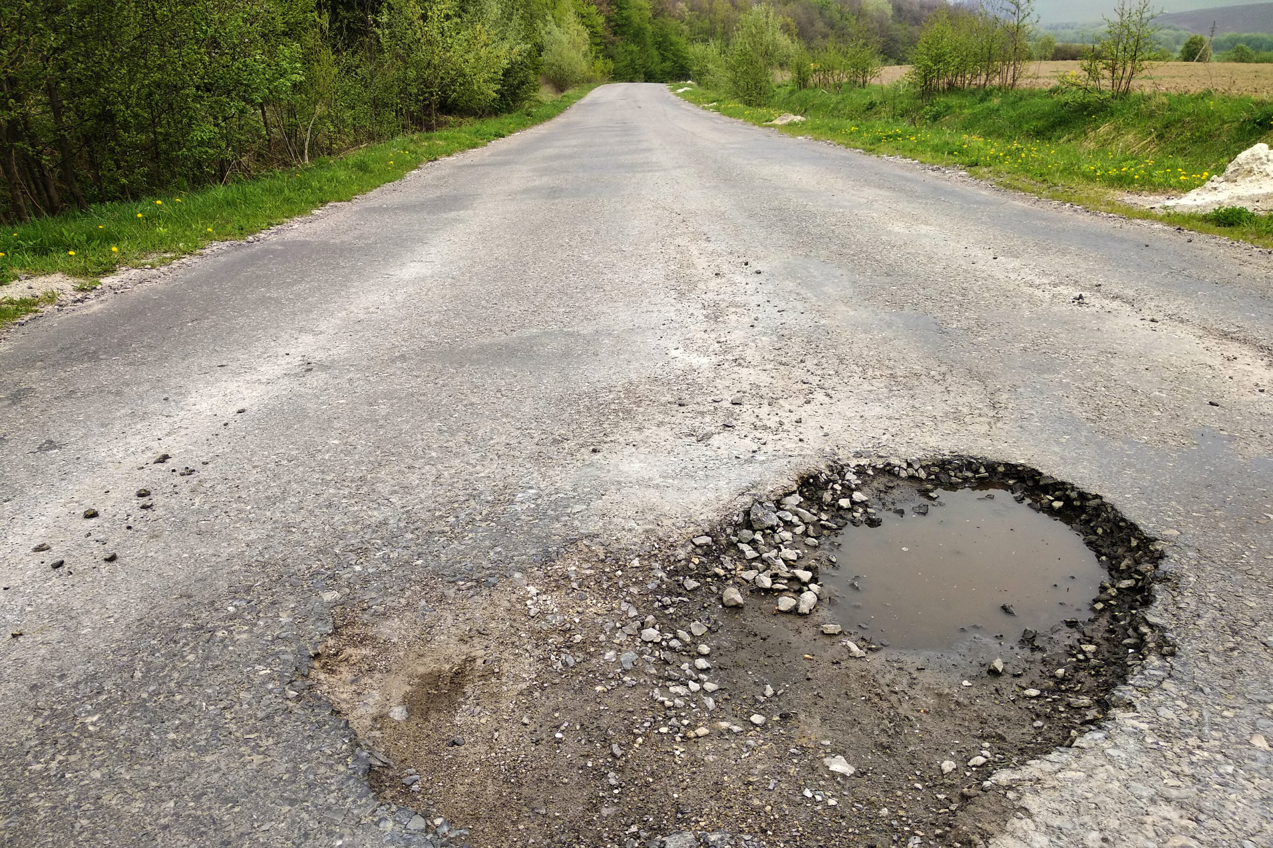 Pothole Damage and How to file a claim