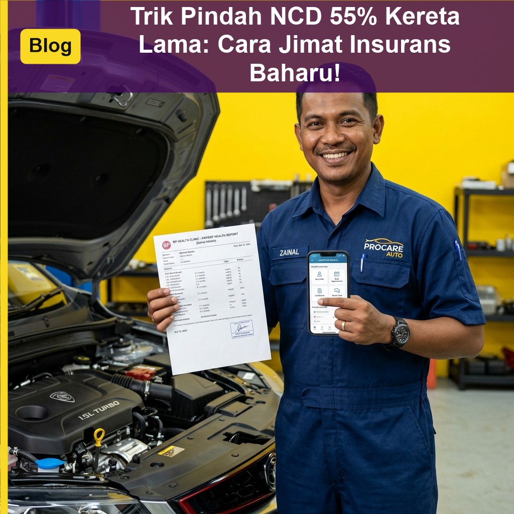 Pindah NCD Kereta Baharu
