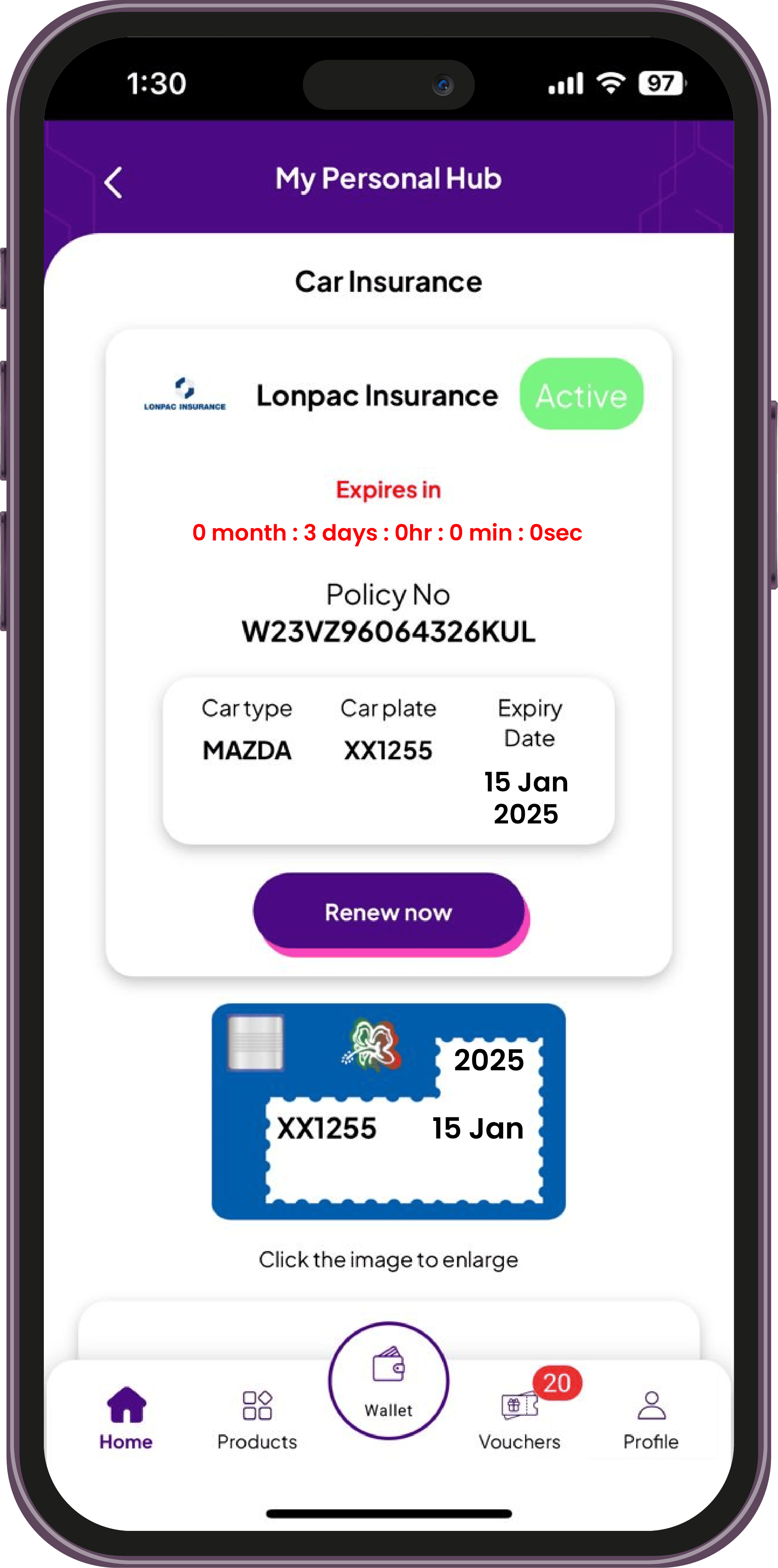 metafin done roadtax icon