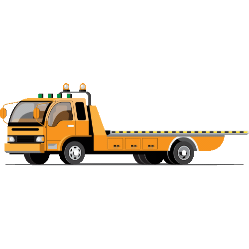 Tow Truck GIF for Roadside Help