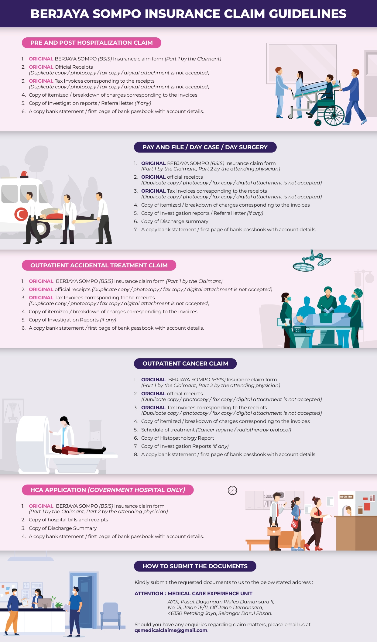 berjaya sompo claim guidelines